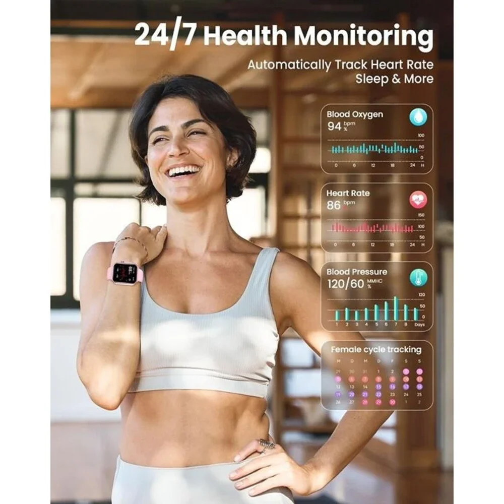 Smart Watch for Women and Men - Rose